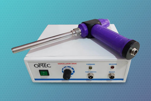 Optec Analog Morcellator With Gun & Cutter