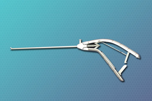 Needle Holder Ethicon Type Curved Handle